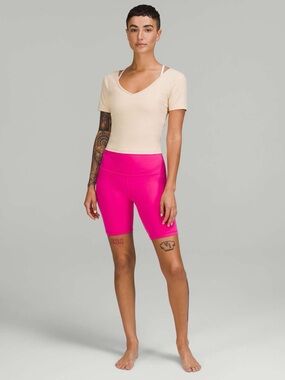 Lululemon Align High-Rise Short 8 Sonic Pink Sz 6